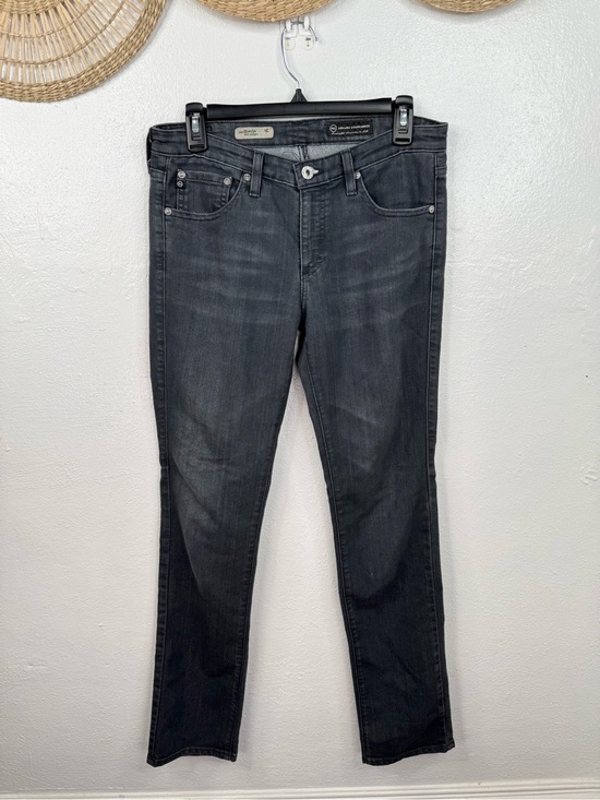 Ag Adriano Goldschmied Denim - AG Adriano Goldschmied Stevie Jeans Womens 29 Charcoal Gray Slim Straight